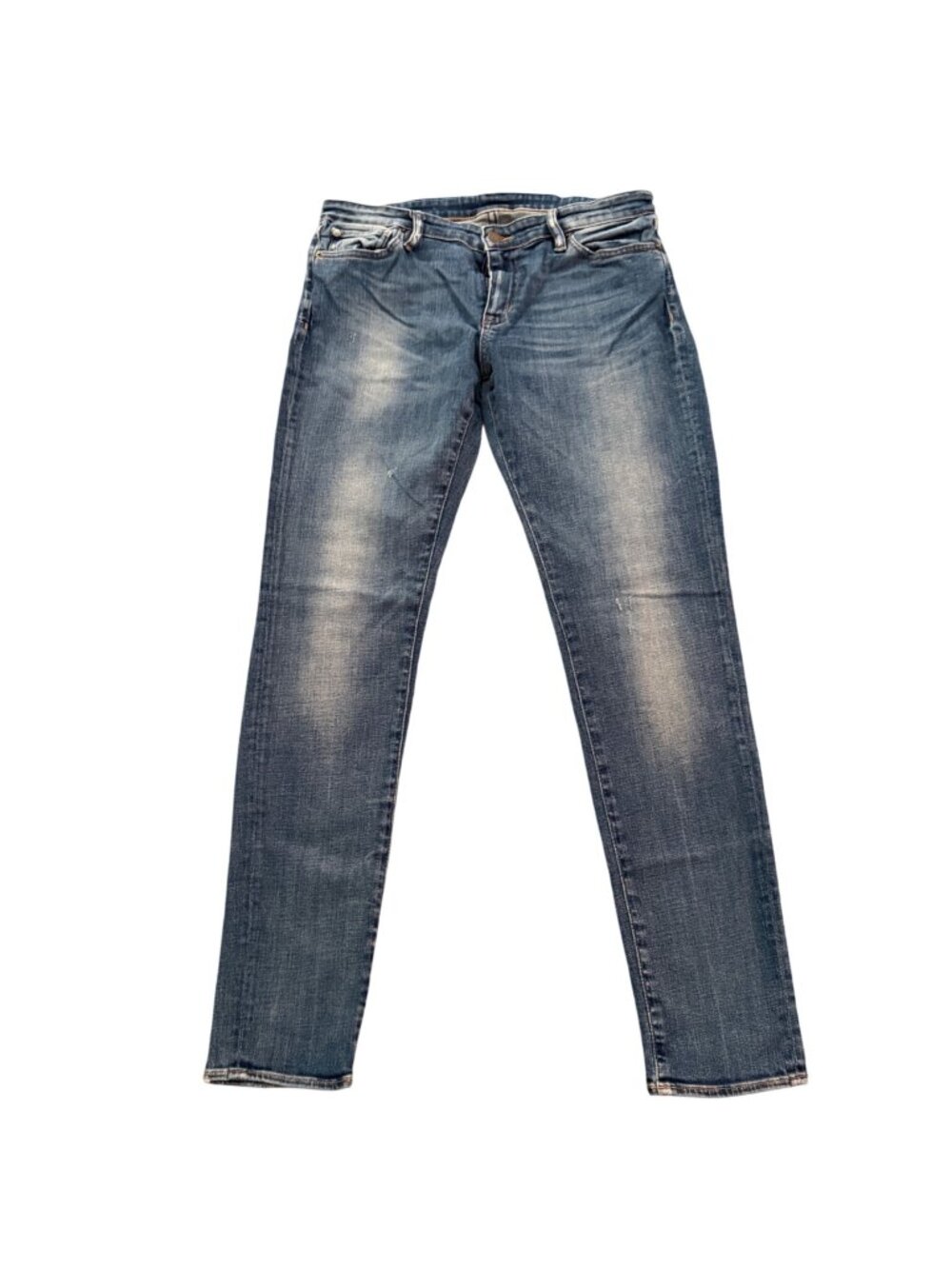 Polo Ralph Lauren Skinny Fit Blue Distressed Denim Jeans Womens Size 31/32
